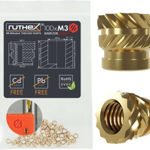 ruthex wkładka gwintowana RX-M3x5x4 GE-M3x5x4-001 ruthex wkładka gwintowana RX-M3x5x4 GE-M3x5x4-001