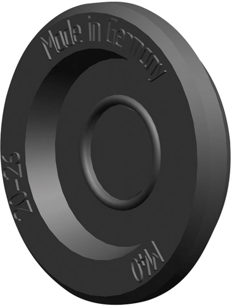 PB Fastener 1605-SB Przepust kablowy Maksymalna grubość płytki 3.5 mm silikon czarny 1 szt. - obrazek 1