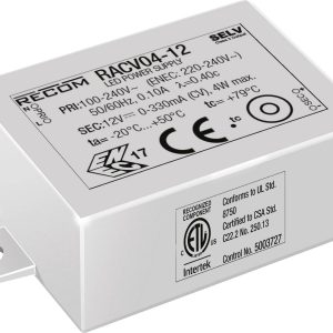 RECOM Sterownik LED 4 W 0 – 170 mA 24 V/DC Regulowany 1 szt.