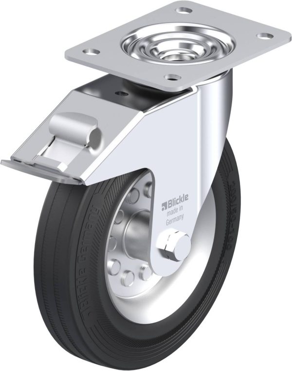 Kółko z systemem blokowania Blickle LE-VE 200R-FI, średnica: 200 mm, obrotowe