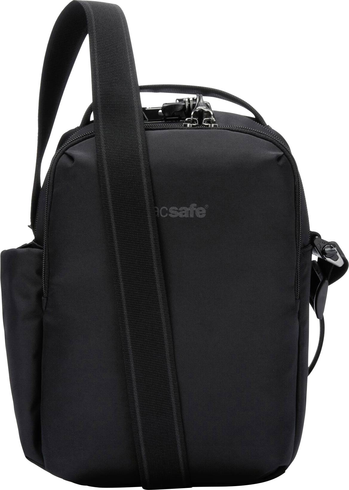Plecak na laptopa Pacsafe V Tour Crossbody schwarz, 27,9 cm (11") , czarny - obrazek 1