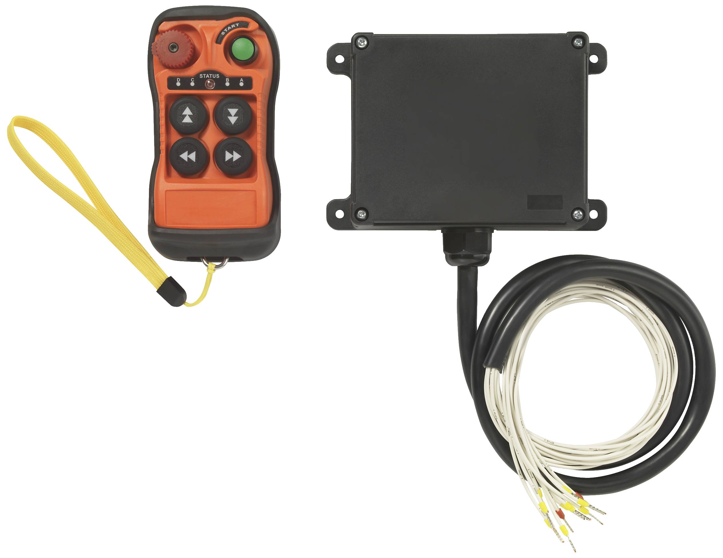 TRU COMPONENTS TC-11331324 Przemysłowy pilot radiowy 4-kanałowy 36 - 480 V 1 szt. - obrazek 1
