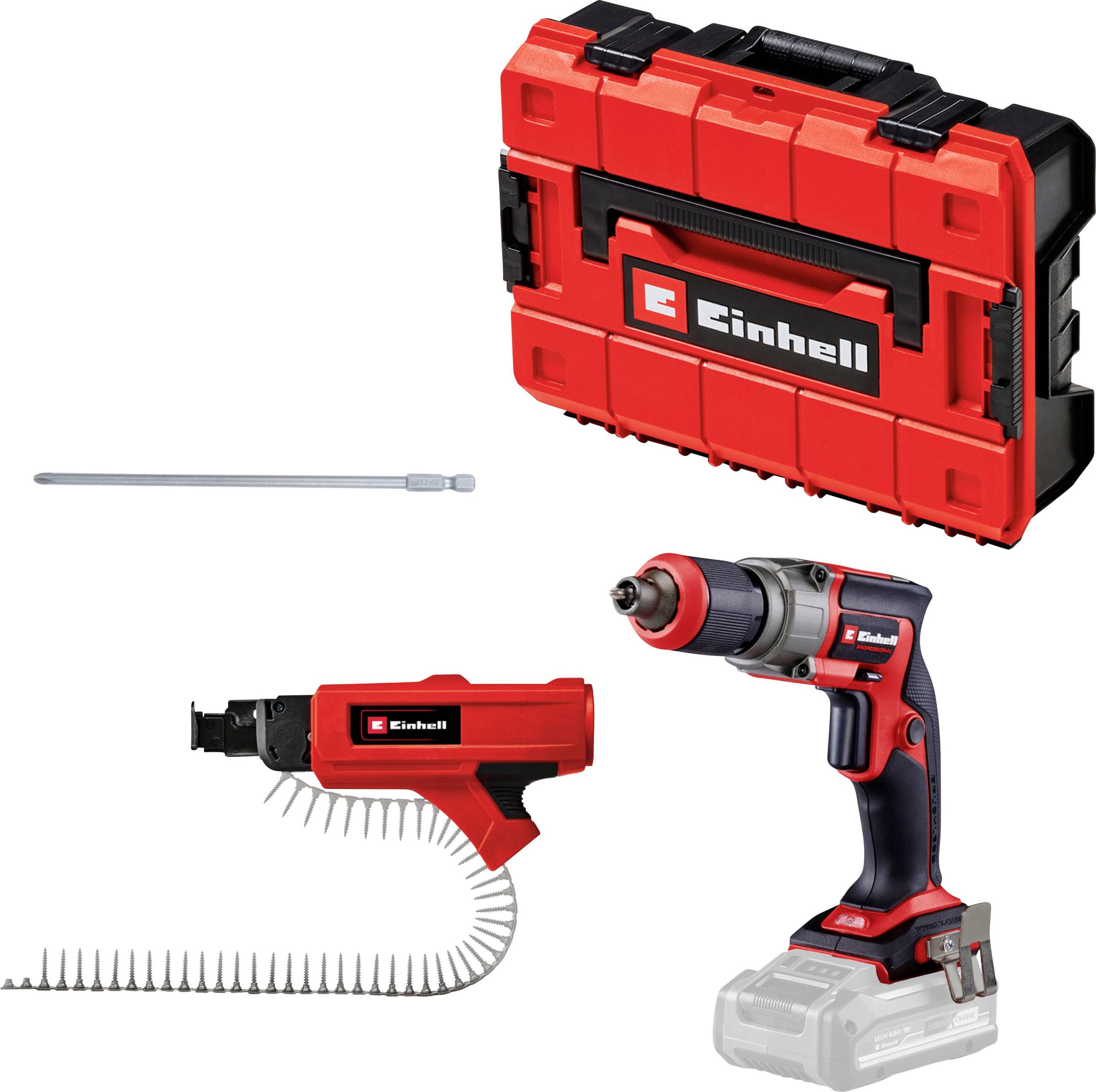 Wkrętarka akumulatorowa do płyt gipsowo-kartonowych Einhell Professional TP-DY 18 Li BL 4261012 - obrazek 1