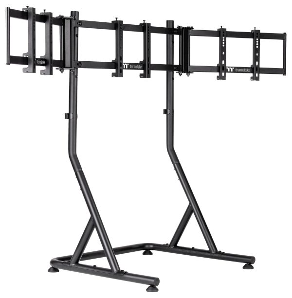 Thermaltake Uchwyt do monitora Triple Monitor Stand for Cockpit 3 Wyświetlacz 139,7 cm (55″) czarny