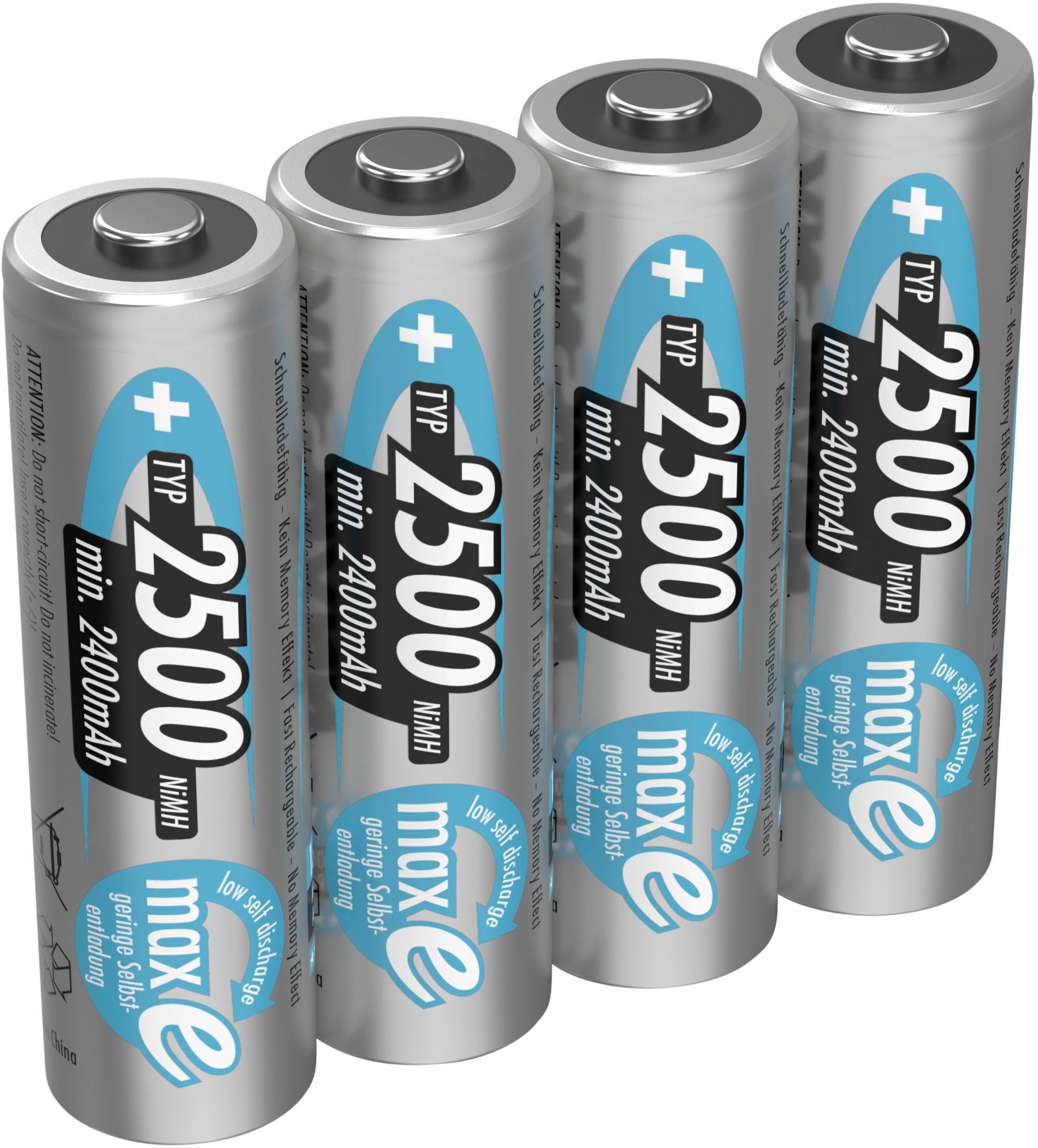 Akumulator AA/R06 Ansmann maxE HR06 5035442, NiMH, 2500 mAh, 1.2 V, 4 szt. - obrazek 1
