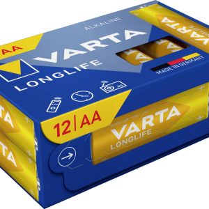 Baterie AA Varta VARTA Longlife AA Cube Pack12 4106301132, 1.5 V, alkaliczno-manganowe, 12 szt. Baterie AA Varta VARTA Longlife AA Cube Pack12 4106301132, 1.5 V, alkaliczno-manganowe, 12 szt.