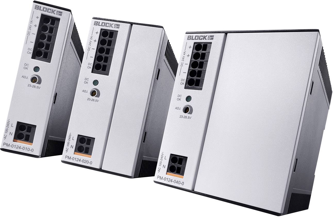 BLOCK PM-0224-038-0 Zasilacz na szynę DIN 24 V/DC 3.80 A 91.2 W Ilość wyjść:1 x Opis 1 szt. - obrazek 1