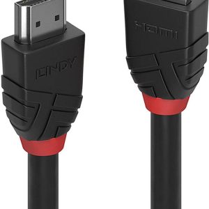 Kabel HDMI LINDY Black Line 36473, HDMI-A do HDMI-A, 3.00 m Kabel HDMI LINDY Black Line 36473, HDMI-A do HDMI-A, 3.00 m