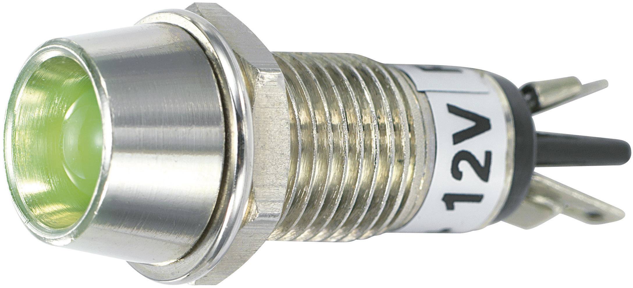 TRU COMPONENTS TC-R9-115L LED 12 V, zielona Lampka sygnalizacyjna LED zielony 12 V/DC - obrazek 1