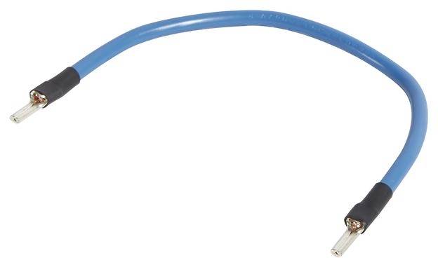 Hager K67A Mostek kablowy Hager K67A NYAF 10sqmm 250mm pin/pin kolor: niebieski Mostek kablowy 1 styk 1 szt. - obrazek 1