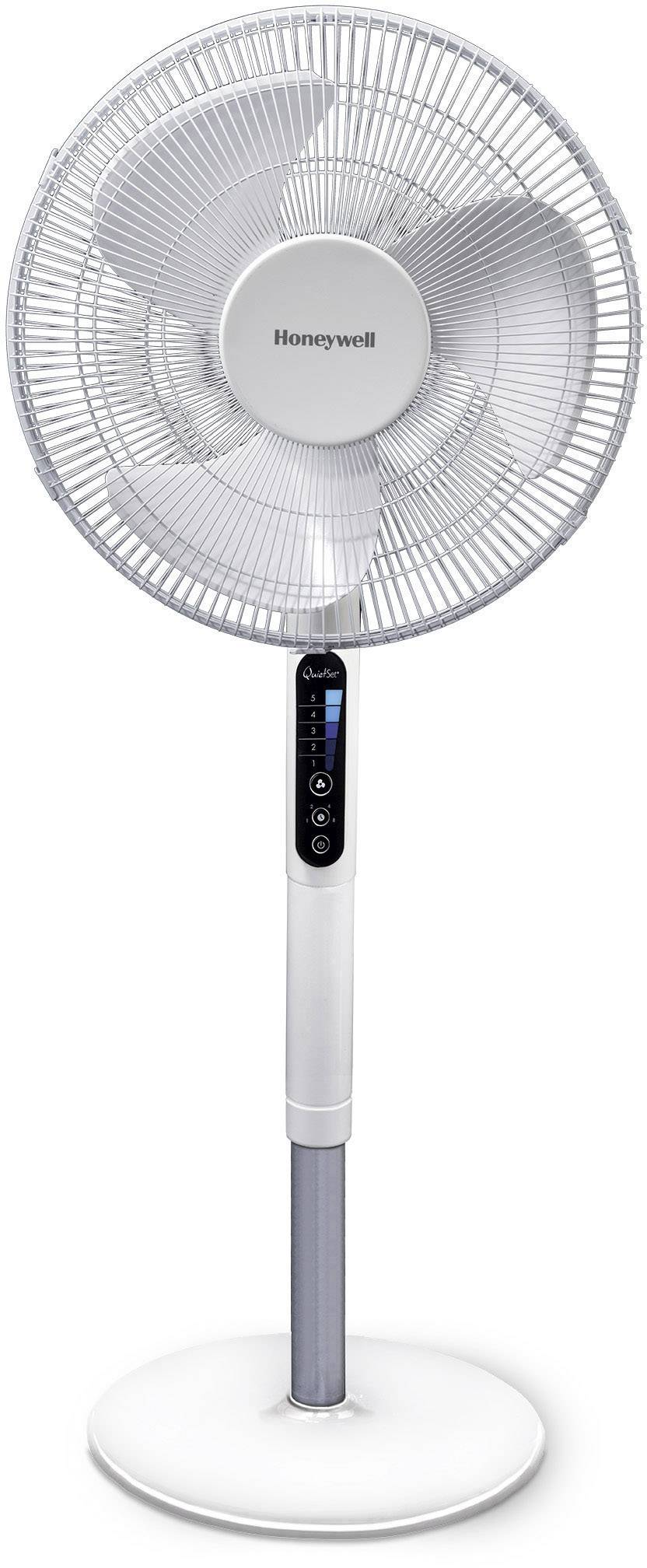 Honeywell HSF600WE QuietSet Wentylator stojący 40 W (Ø x W) 40 cm x 1220 mm biały regulowana wysokość, wyświetlacz LED, - obrazek 1