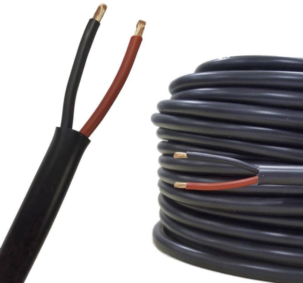 Przewód głośnikowy AIV 23312A FLRYY, 2 x 0.75 mm², czerwony, czarny, Produkty w metrach bieżących - obrazek 1