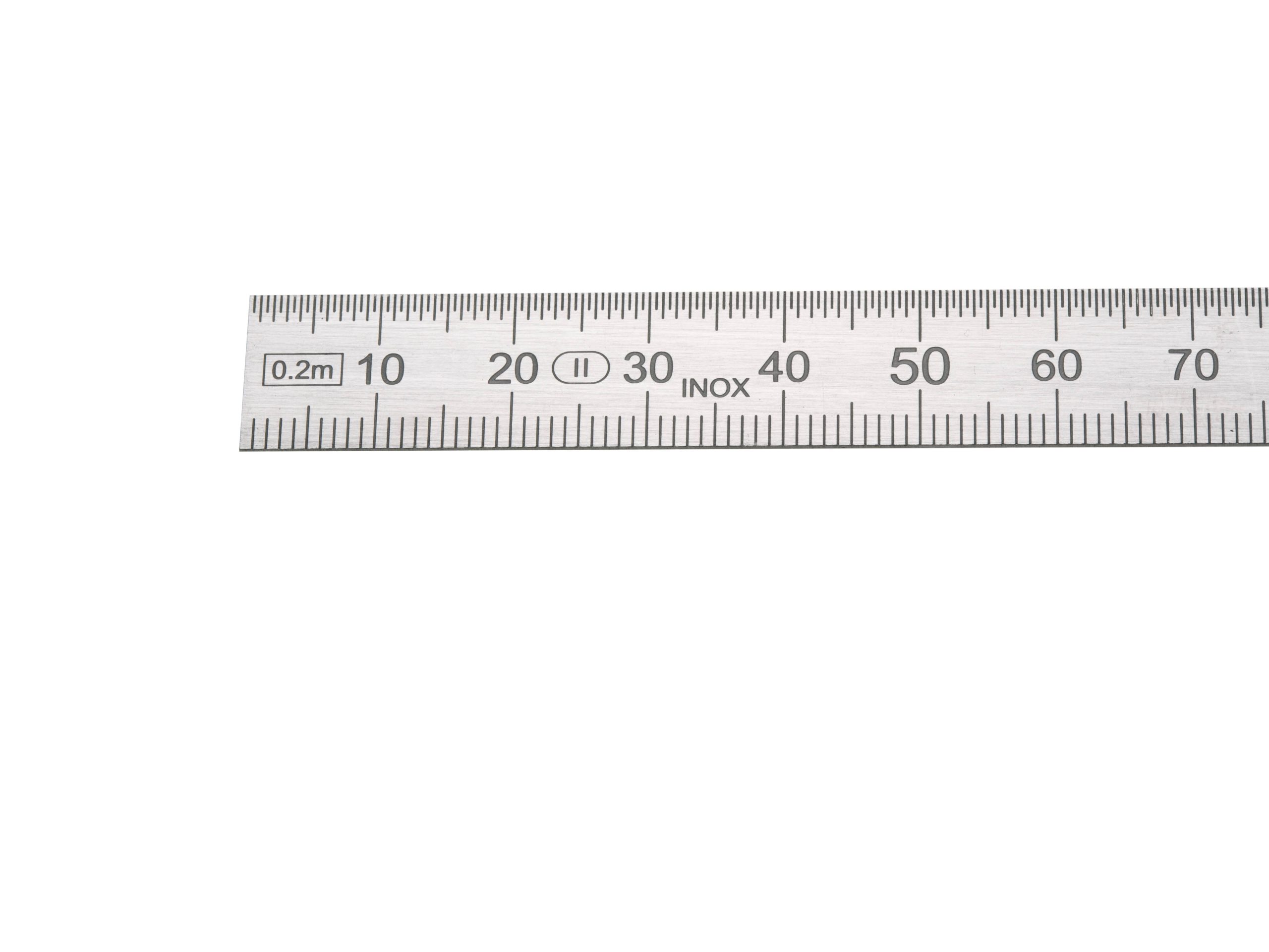 Przymiar liniowy HELIOS PREISSER biegsamer Stahlmaßstab 200mm 13x0,5mm VA DIN2968 0460222 - obrazek 1