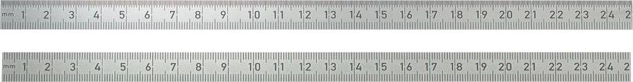 Przymiar liniowy BMI 962030030, 0.3 m, stal nierdzewna - obrazek 1