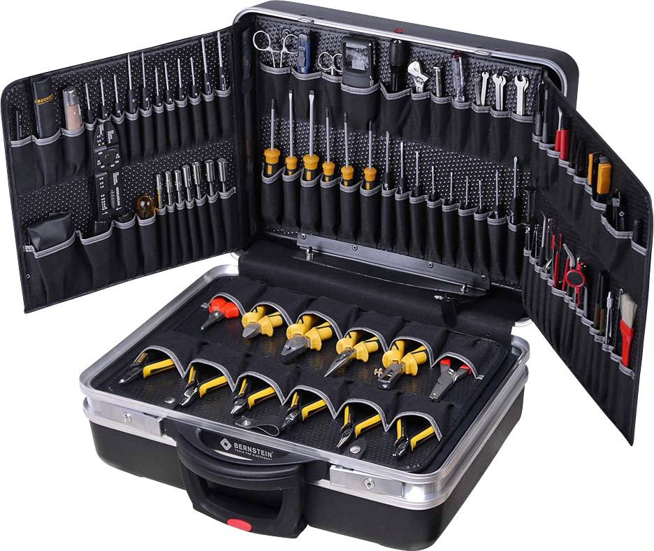Walizka narzędziowa z wyposażeniem BERNSTEIN Tools for Electronics 6500 R - obrazek 1