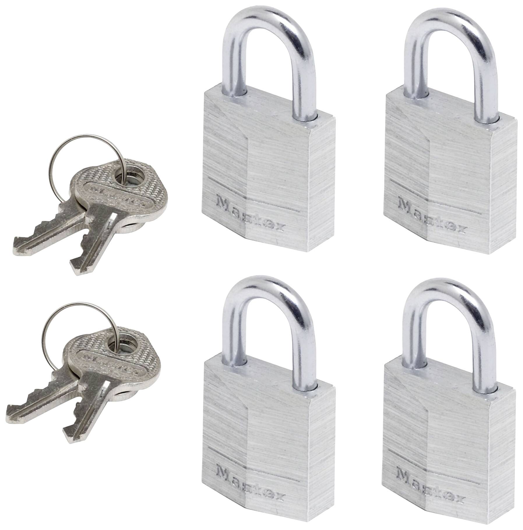 Kłódka Master Lock P55992 20 mm Samozatrzaskowa z zamkiem kluczykowym - obrazek 1