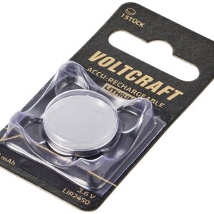 Akumulator guzikowy VOLTCRAFT LIR2450 LIR 2450 litowe 120 mAh 3.6 V 1 szt. Akumulator guzikowy VOLTCRAFT LIR2450 LIR 2450 litowe 120 mAh 3.6 V 1 szt.