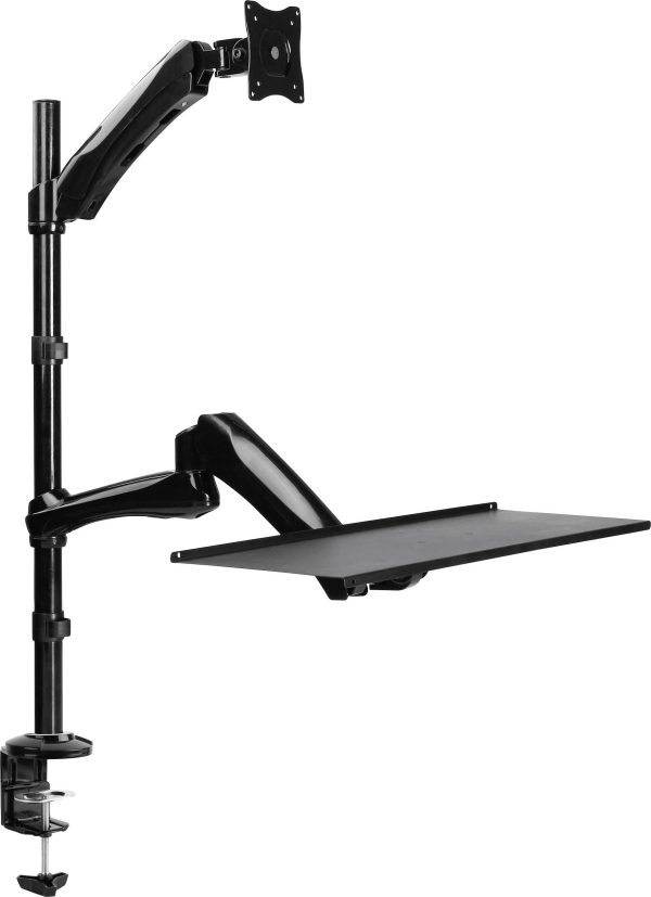 LogiLink Uchwyt do monitora, stołowy BP0030 1 Wyświetlacz 33,0 cm (13″) – 68,6 cm (27″) czarny z regulowaną wysokością, LogiLink Uchwyt do monitora, stołowy BP0030 1 Wyświetlacz 33,0 cm (13″) – 68,6 cm (27″) czarny z regulowaną wysokością,