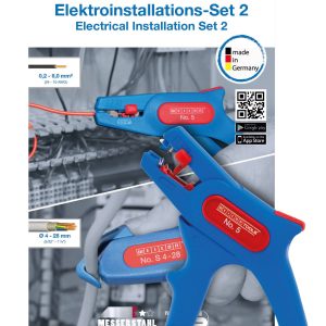 WEICON TOOLS No S 4 + No 5 10039676 Ściągacz izolacji z nożem do kabli 0.2 do 6.0 mm²