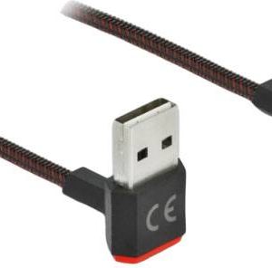 Delock Kabel USB USB 2.0 Złącze męskie USB-A, Złącze męskie USB-C® 0.20 m czarny 85274 Delock Kabel USB USB 2.0 Złącze męskie USB-A, Złącze męskie USB-C® 0.20 m czarny 85274