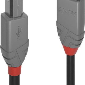 LINDY Kabel USB USB 2.0 Złącze męskie USB-A, Złącze męskie USB-B 7.50 m czarny 36676 LINDY Kabel USB USB 2.0 Złącze męskie USB-A, Złącze męskie USB-B 7.50 m czarny 36676