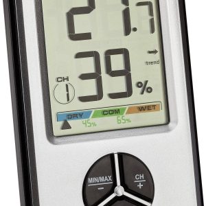 TFA Dostmann TFA – Thermo-Hygrometer – digital – Silber Termohigrometr bezprzewodowy biały 30.5045.54 TFA Dostmann TFA – Thermo-Hygrometer – digital – Silber Termohigrometr bezprzewodowy biały 30.5045.54
