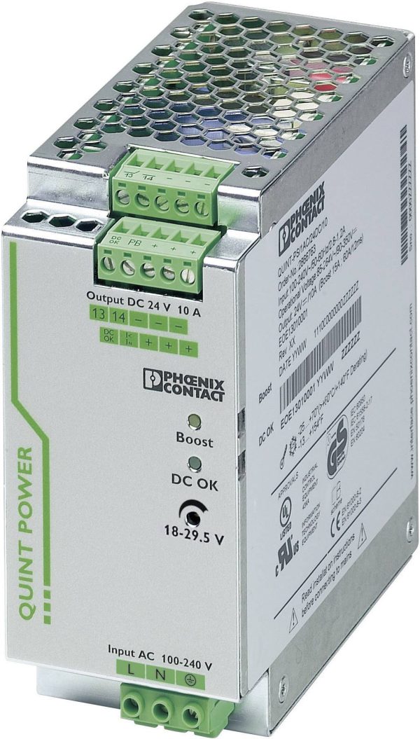 Phoenix Contact 2866763 Zasilacz na szynę DIN 24 V/DC 10 A 240 W Ilość wyjść:1 x Opis 1 szt.