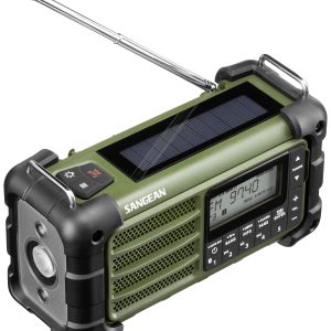 Radio outdoorowe Sangean MMR-99 FM Green fale metrowe (VHF), fale średnie (MF) panel słoneczny, ochrona przeciwbryzgowa, Radio outdoorowe Sangean MMR-99 FM Green fale metrowe (VHF), fale średnie (MF) panel słoneczny, ochrona przeciwbryzgowa,