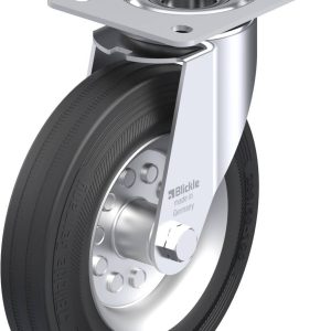 Zestaw kołowy Blickle LE-VE 200R, obrotowy, O = 200 mm, 140 x 110 mm, nośność 205 kg Zestaw kołowy Blickle LE-VE 200R, obrotowy, O = 200 mm, 140 x 110 mm, nośność 205 kg
