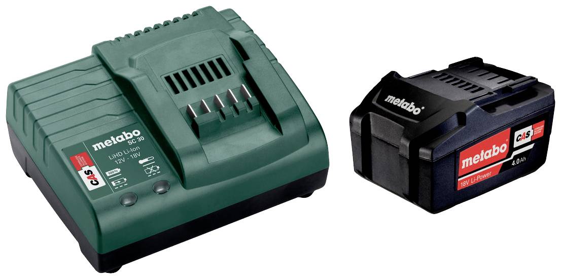 Metabo 685192000 Ładowarka i akumulator do elektronarzędzi 18 V 4 Ah litowe - obrazek 1