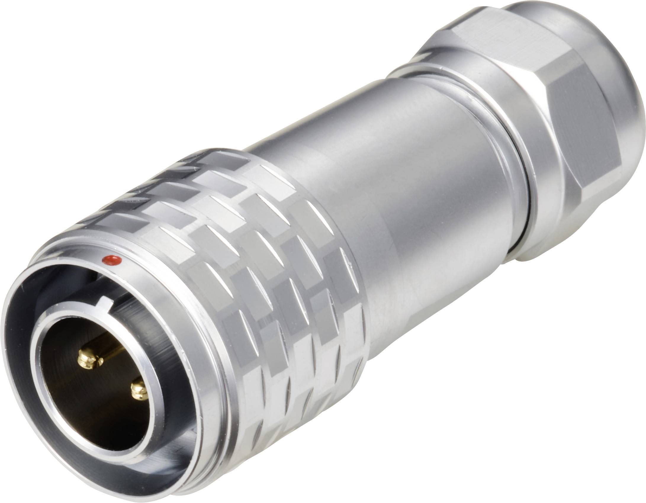 Złącze okrągłe męskie push-pull Weipu SF1210/P2 I, 2 pin, 250 V/AC, IP67, do lutowania - obrazek 1