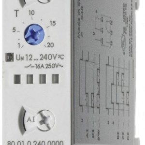 Finder 80.01.0.240.0000 Przekaźnik czasowy 80.01.0.240.0000, 24 h (max), 400 V/AC, 16 A, 1 szt. Finder 80.01.0.240.0000 Przekaźnik czasowy 80.01.0.240.0000, 24 h (max), 400 V/AC, 16 A, 1 szt.