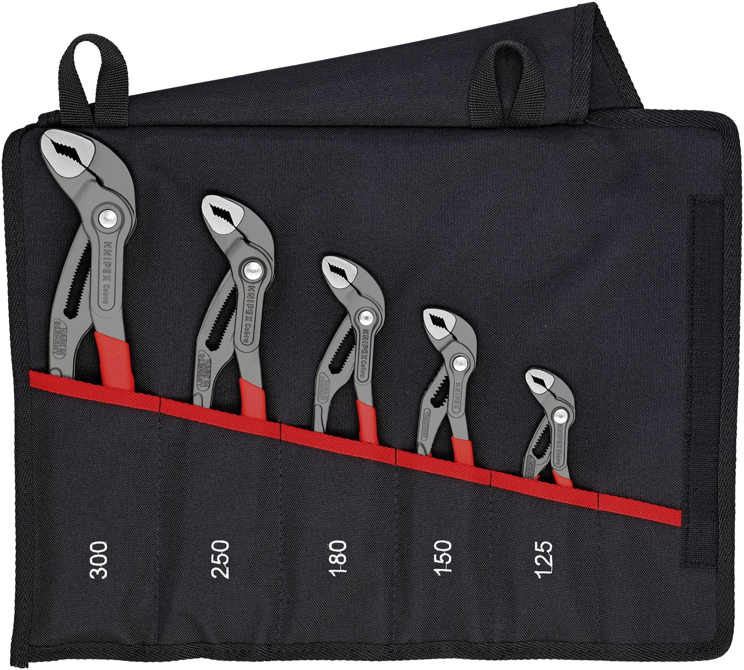 Zestaw szczypiec do pomp wodnych Knipex 00 19 55 S5, do warsztatu, 5 szt. - obrazek 1