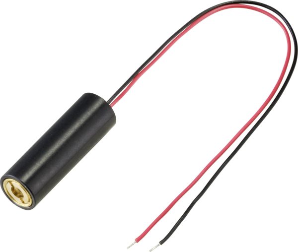 TRU COMPONENTS TC-9206124 Moduł laserowy Laser-650, klasa 2, 0.95 mW, 650 nm