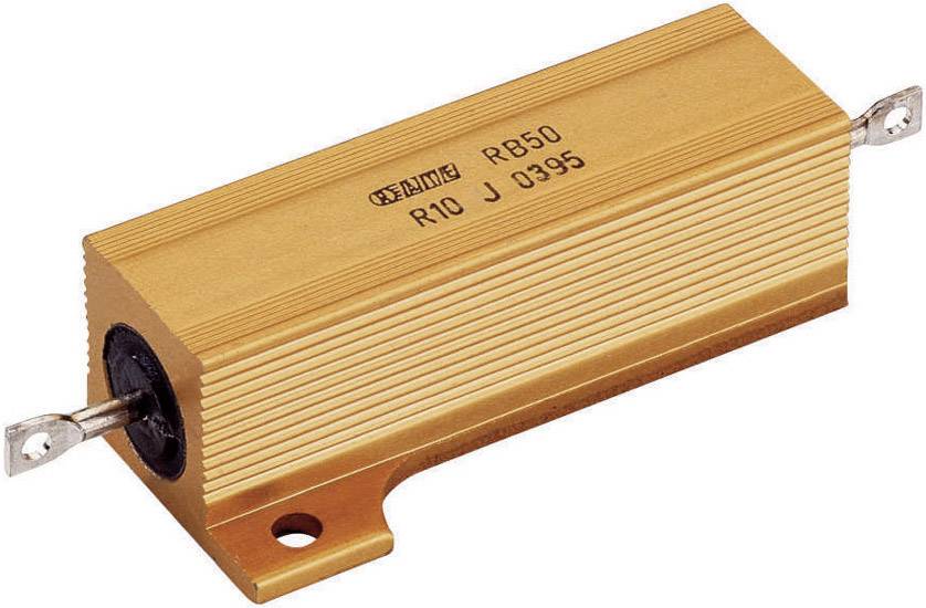 Rezystor drutowy dużej mocy z radiatorem ATE Electronics, 0,82 Ohm, 50 W, 5 % - obrazek 1