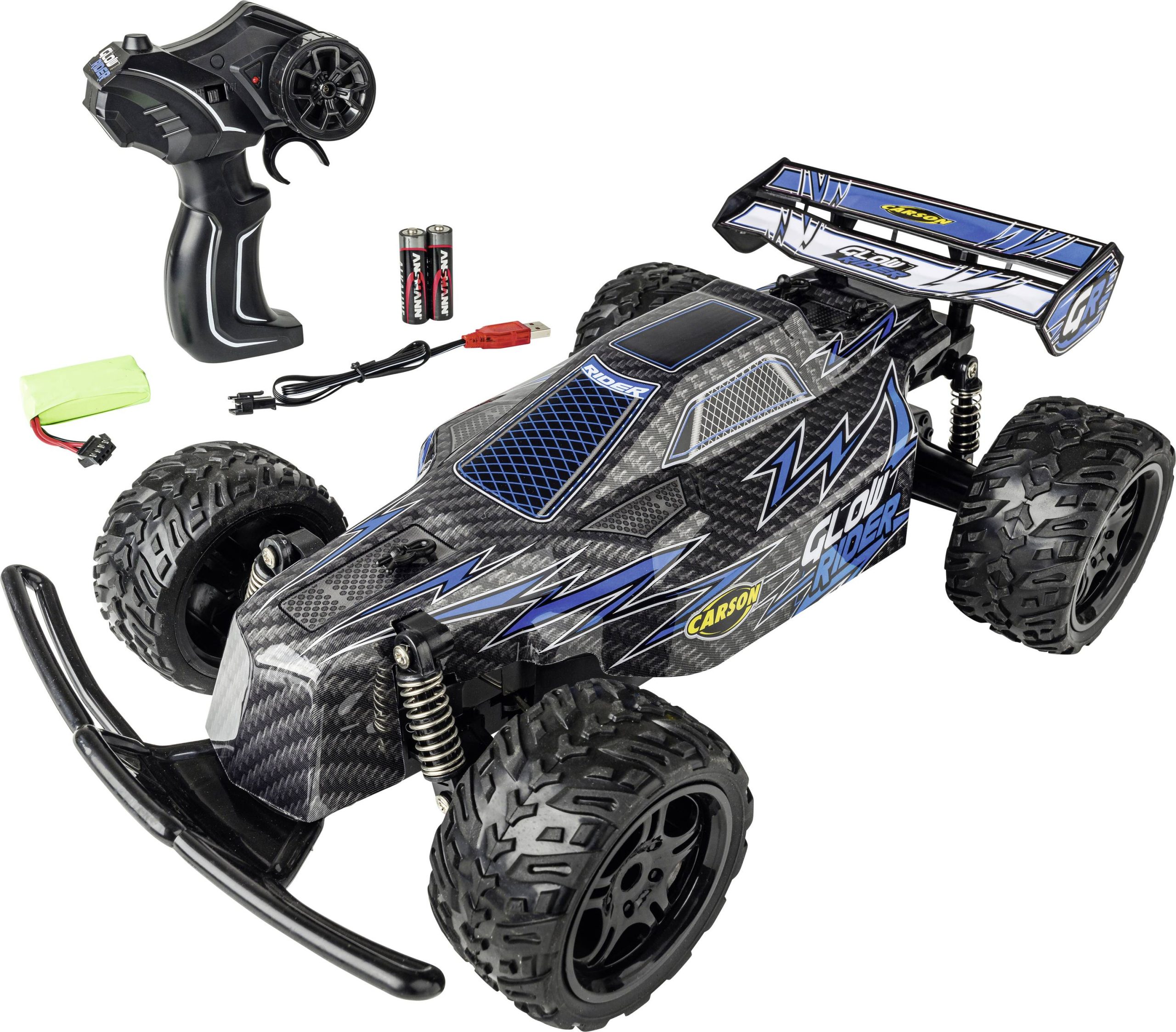 Model samochodu RC Carson Modellsport Glow Rider, 2,4 GHz - obrazek 1