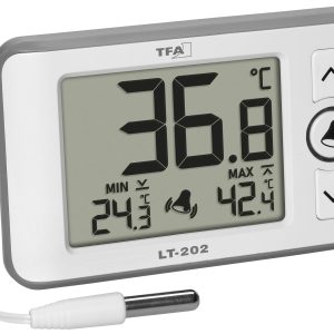 TFA Dostmann Digitales Profi-Thermometer mit Kabelfühler LT 202 Termometr biały 30.1052.02 TFA Dostmann Digitales Profi-Thermometer mit Kabelfühler LT 202 Termometr biały 30.1052.02