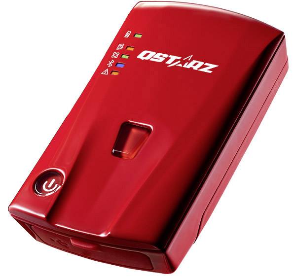 Qstarz BL-1000GT Standard GPS logger czerwony 1 szt. - obrazek 1