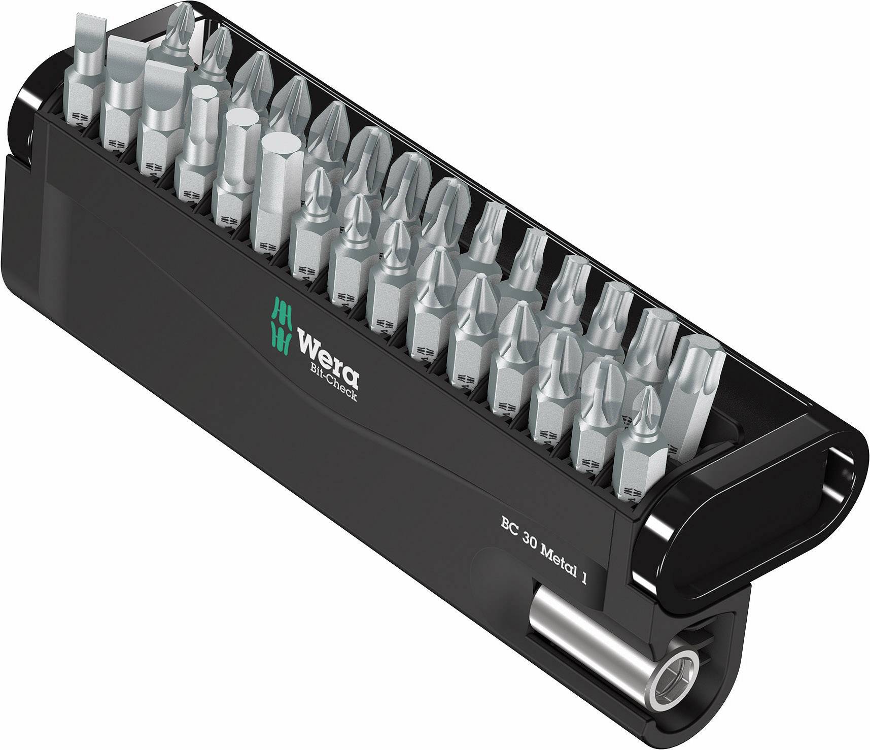 Bity Wera Bit-Check 30 Metal 1 05057434001 1 szt. płaski, krzyżakowy Pozidriv, krzyżakowy Phillips, wewnętrzny sześcioką - obrazek 1