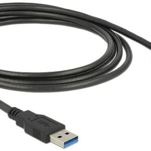 Delock Kabel USB Złącze męskie USB-A, Złącze męskie USB Micro-B 3.00 m czarny 83599 Delock Kabel USB Złącze męskie USB-A, Złącze męskie USB Micro-B 3.00 m czarny 83599