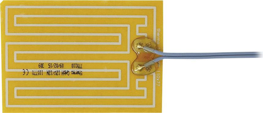 Folia grzewcza Thermo TECH FOLIENHEIZUNG 110X77MM, 80 °C, 12 W, IPX4, (D x S) 110 mm x 77 mm - obrazek 1