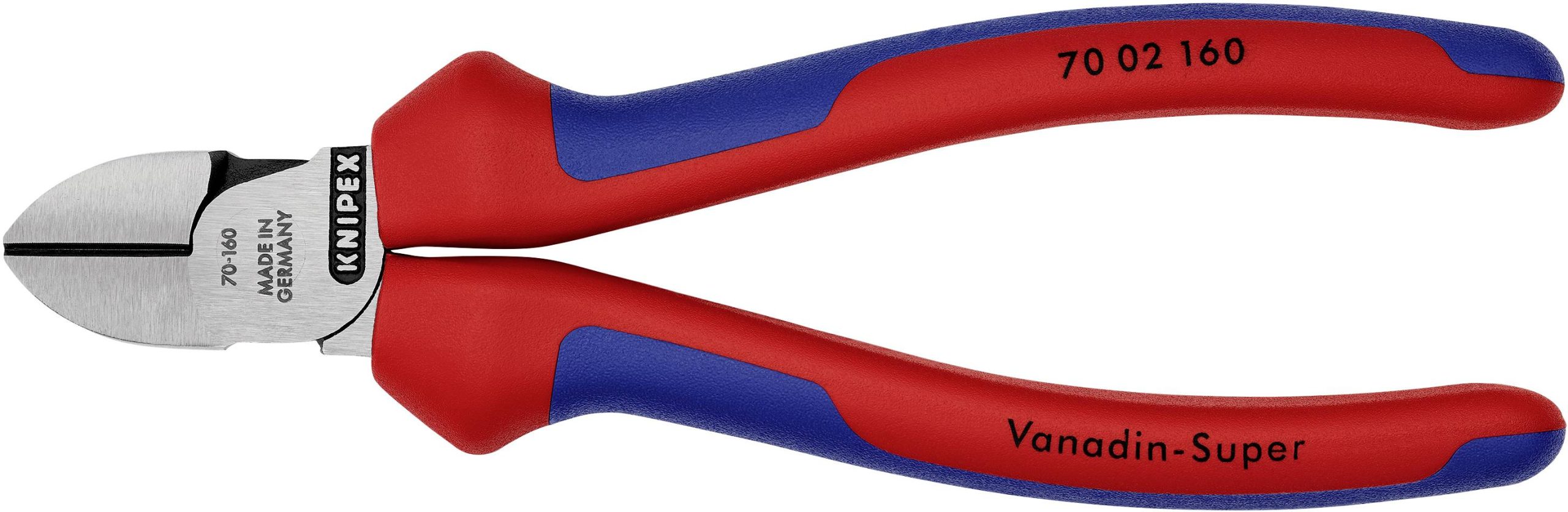 Szczypce boczne Knipex 70 02 160, 160 mm, 62 HRC, do warsztatu - obrazek 1