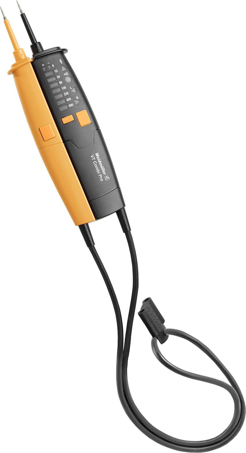 Dwubiegunowy tester napięcia Weidmüller VT COMBI PRO CAT III 690 V, CAT IV 600 V - obrazek 1