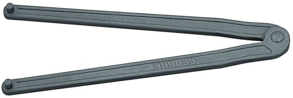 Gedore 6354480 44 3 Klucz do nakrętek z dwoma otworami Rozmiar klucza (metryczny) (tylko do tytułu) 3 mm