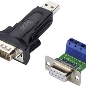 Digitus USB 2.0, podłączenie szeregowe adapter [1x złącze męskie USB-A 2.0 – 1x złącze męskie RS485] DA-70157 0.80 m