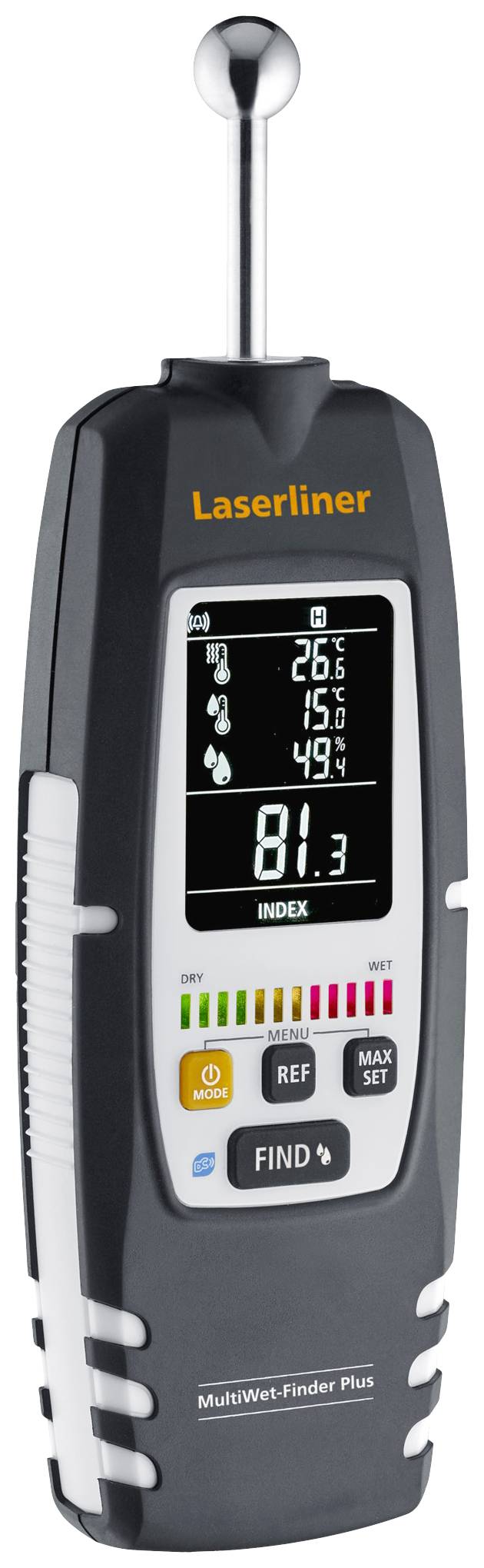 Higrometr do materiałów budowlanych Laserliner MultiWet-Finder Plus - obrazek 1