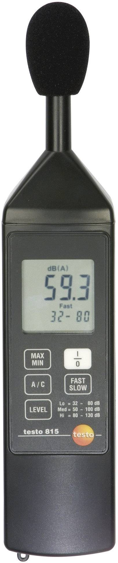 testo Decybelomierz 815 32 - 130 dB 31.5 Hz - 8000 Hz - obrazek 1
