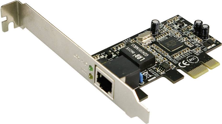 Karta sieciowa LogiLink PC0029A, 1000 Mb/s, 1 x RJ45, 1 x PCI Express, Hi-Speed - obrazek 1