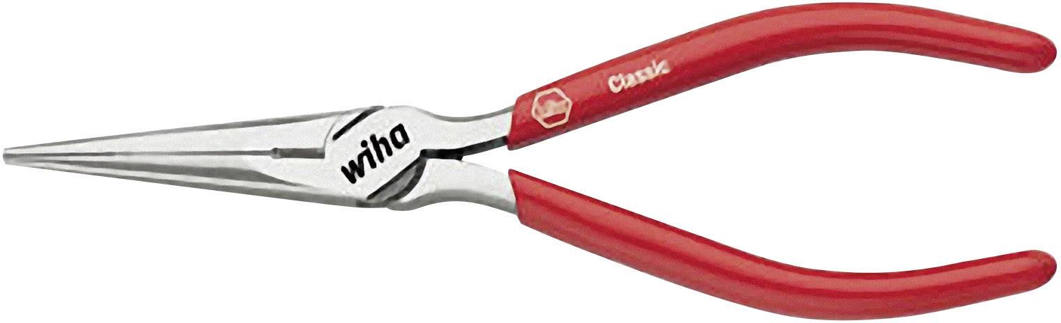 Wiha 10349 dla elektroników i mechaników Szczypce płaskie, okrągłe proste stal narzędziowa 160 mm - obrazek 1