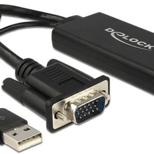 adapter VGA, HDMI Delock 62668 62668, 25.00 cm adapter VGA, HDMI Delock 62668 62668, 25.00 cm